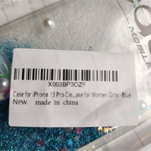 IPhone 13 Pro Case Jelly New Phone Cover Beach Seashells Blue 26 Girls Women New - Picture 7 of 7